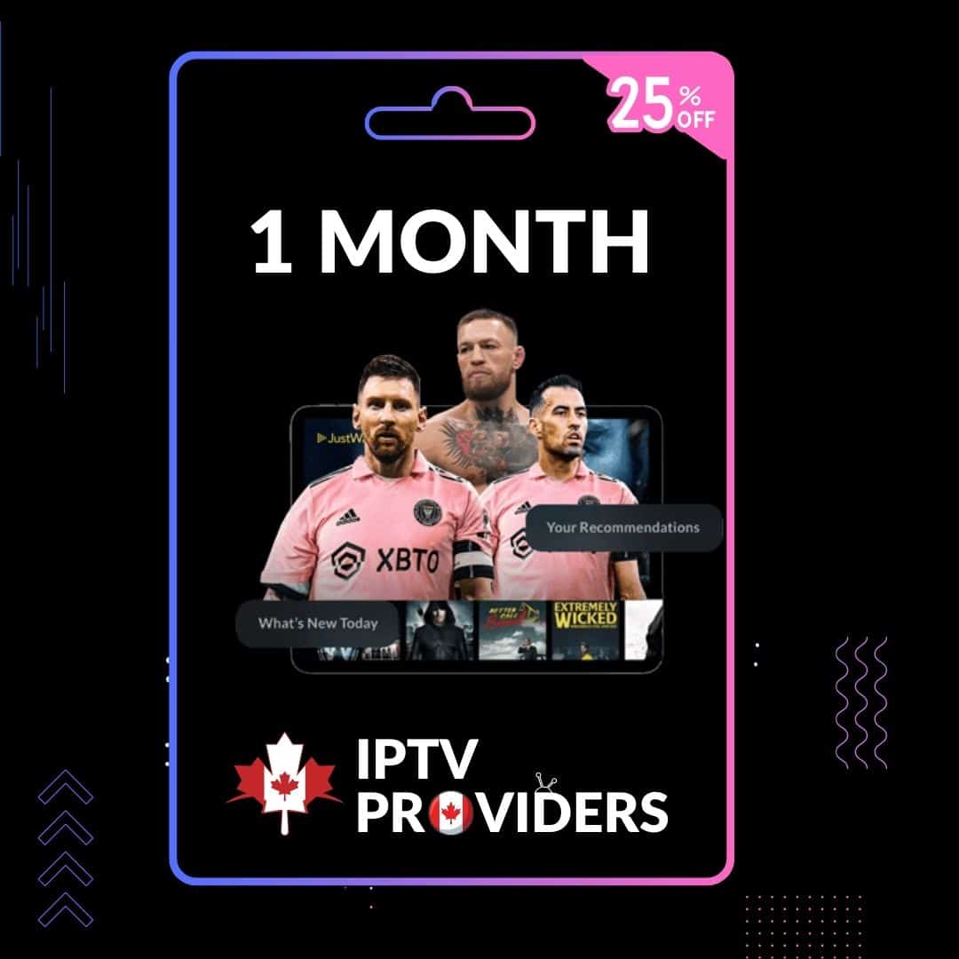 1 month IPTV subscription plan