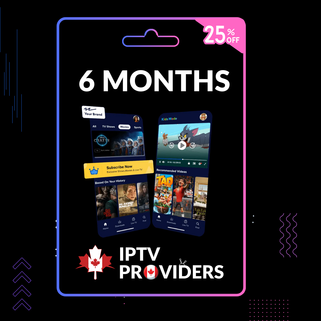 Six-month IPTV subscription plan