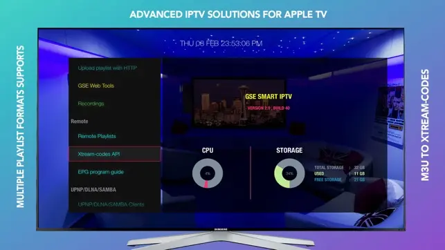 GSE Smart IPTV apple tv